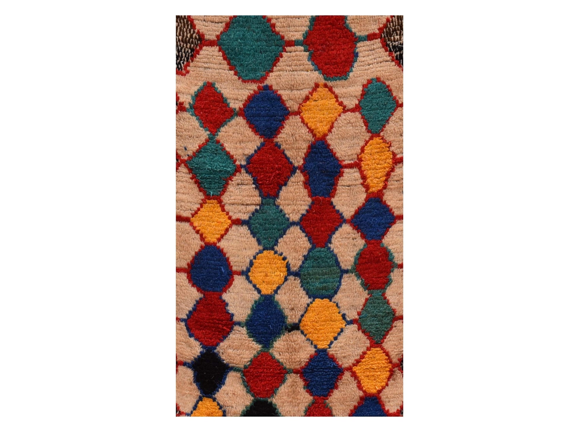 Vintage Moroccan Rug - Badis Morocco Collection Azilal Rugs Of Morocco