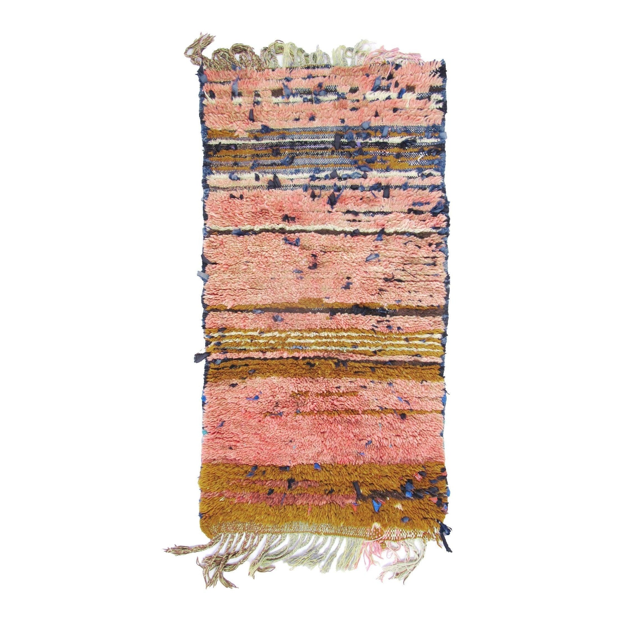 Vintage Moroccan Rug - Bahrya Morocco Collection Azilal Rugs Of Morocco