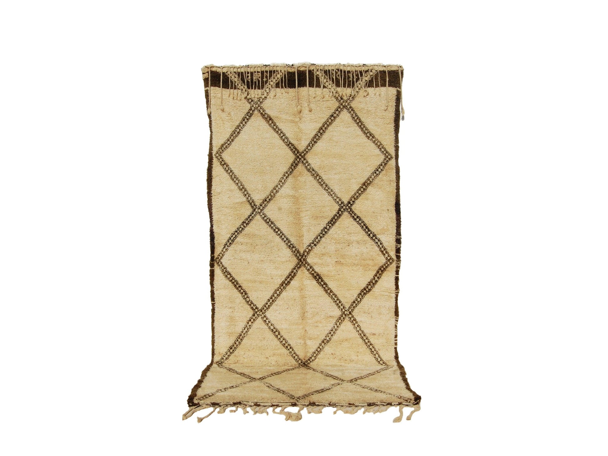 Vintage Moroccan Rug - Banafsaji Morocco Collection Beni Ourain Rugs Of Morocco