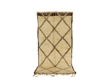 Vintage Moroccan Rug - Banafsaji Morocco Collection Beni Ourain Rugs Of Morocco