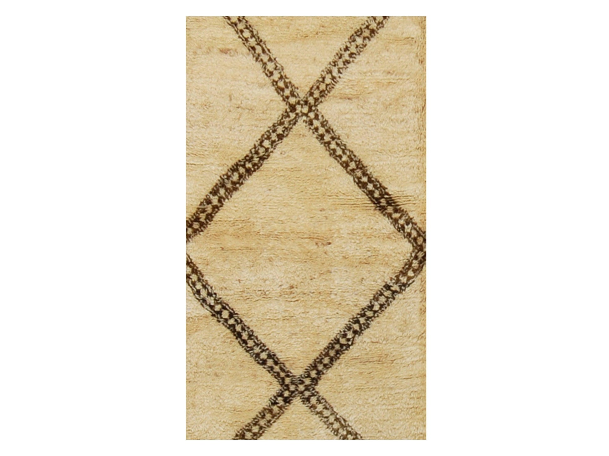 Vintage Moroccan Rug - Banafsaji Morocco Collection Beni Ourain Rugs Of Morocco