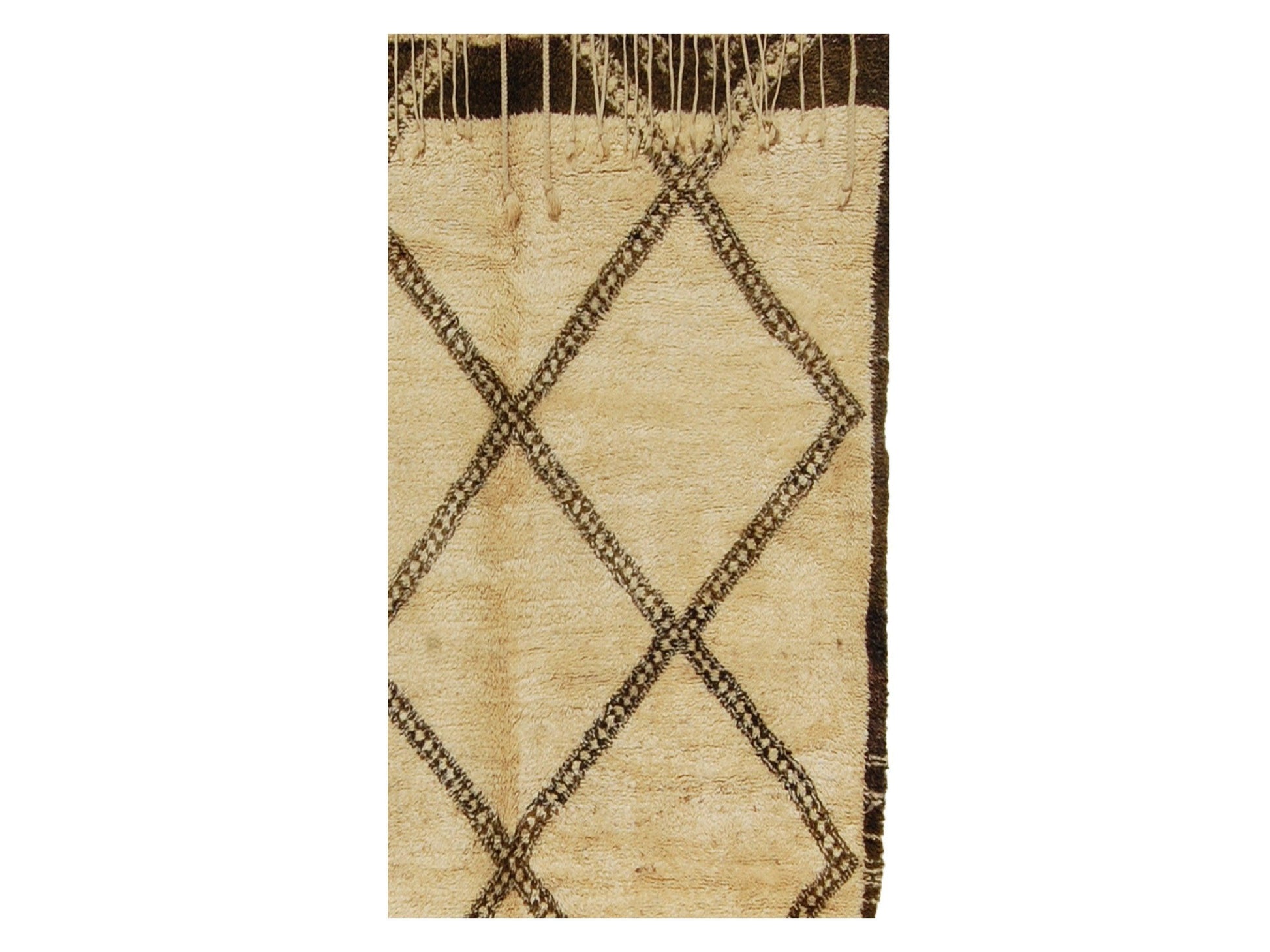 Vintage Moroccan Rug - Banafsaji Morocco Collection Beni Ourain Rugs Of Morocco