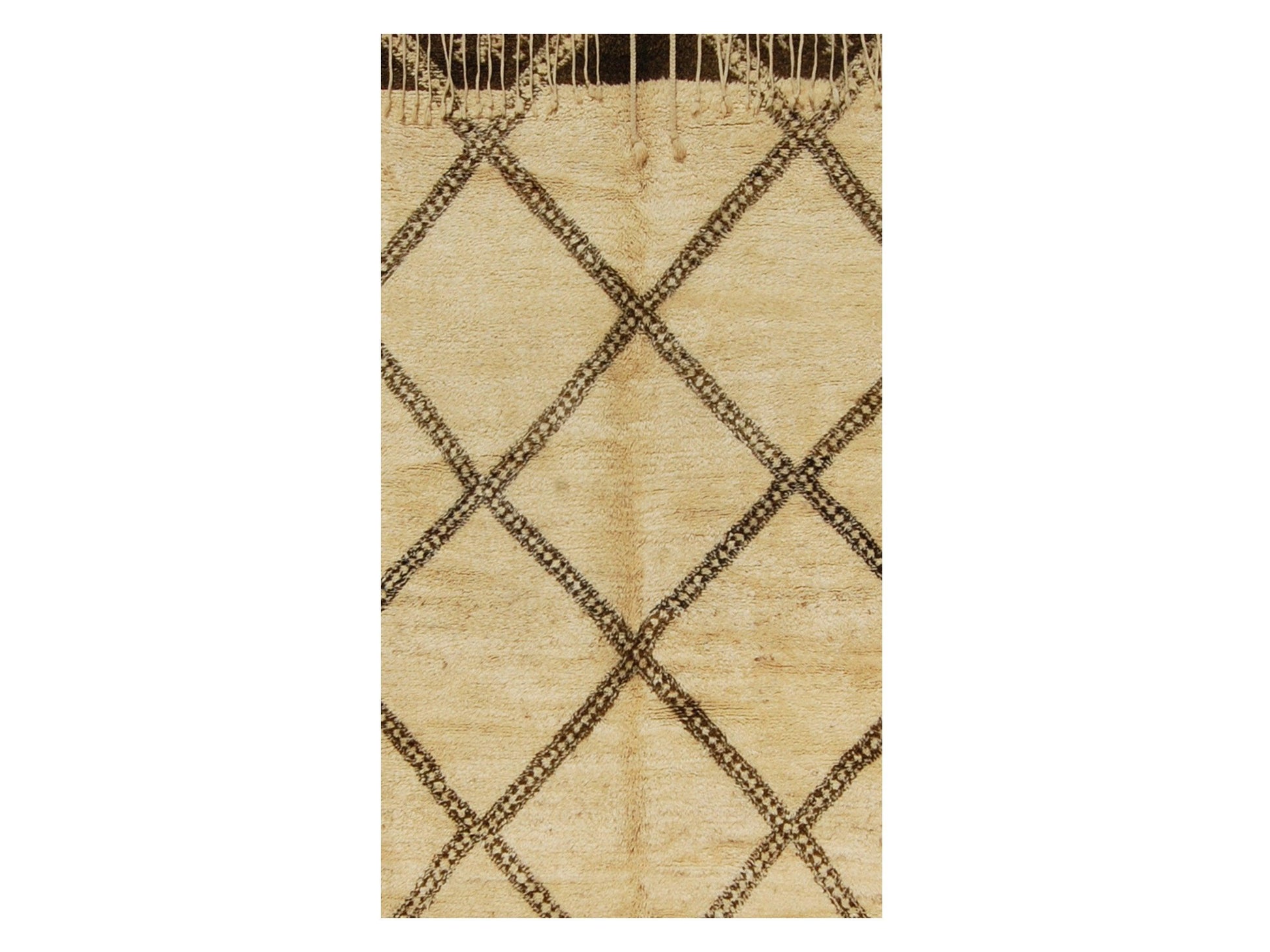 Vintage Moroccan Rug - Banafsaji Morocco Collection Beni Ourain Rugs Of Morocco