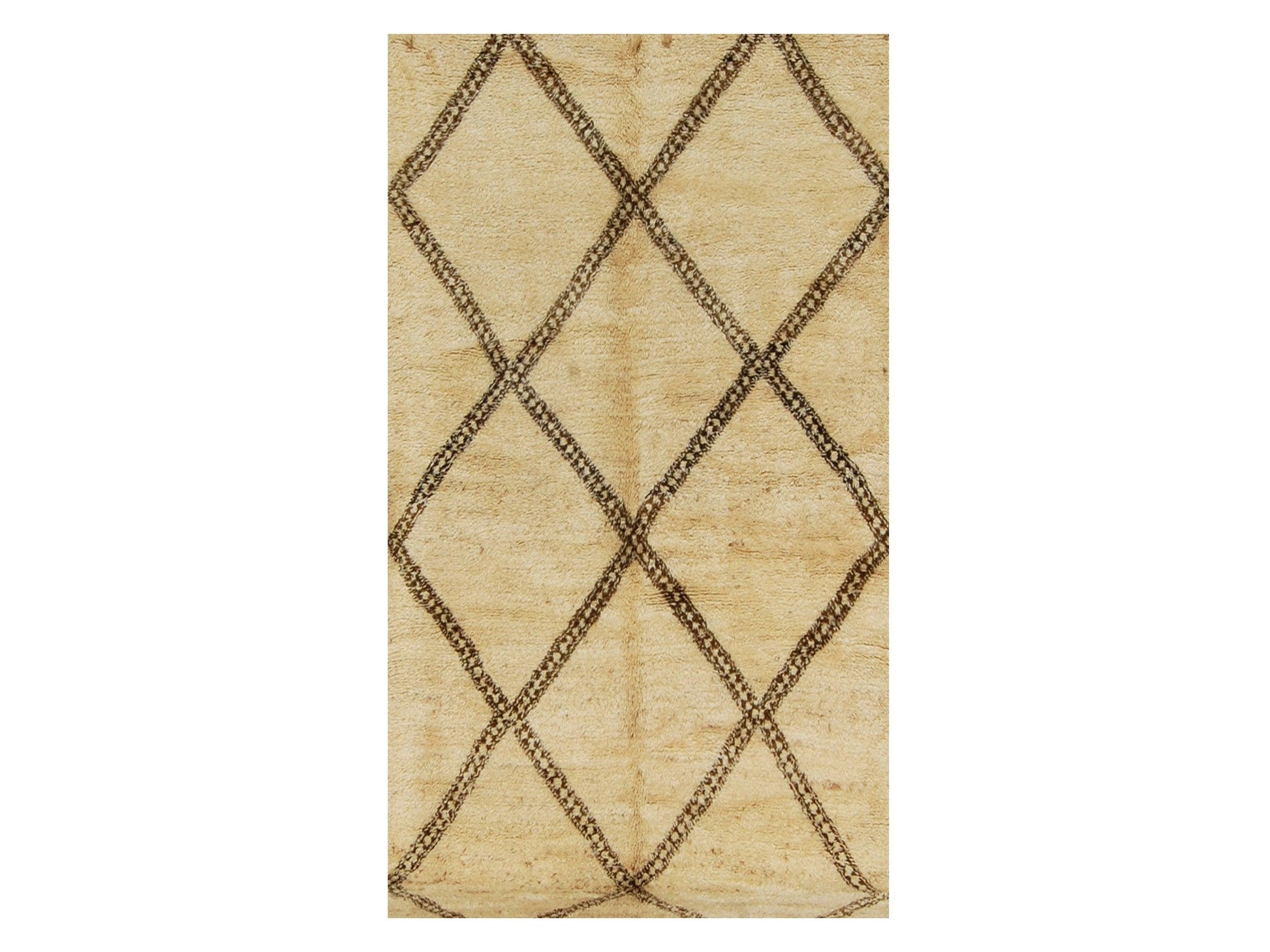 Vintage Moroccan Rug - Banafsaji Morocco Collection Beni Ourain Rugs Of Morocco