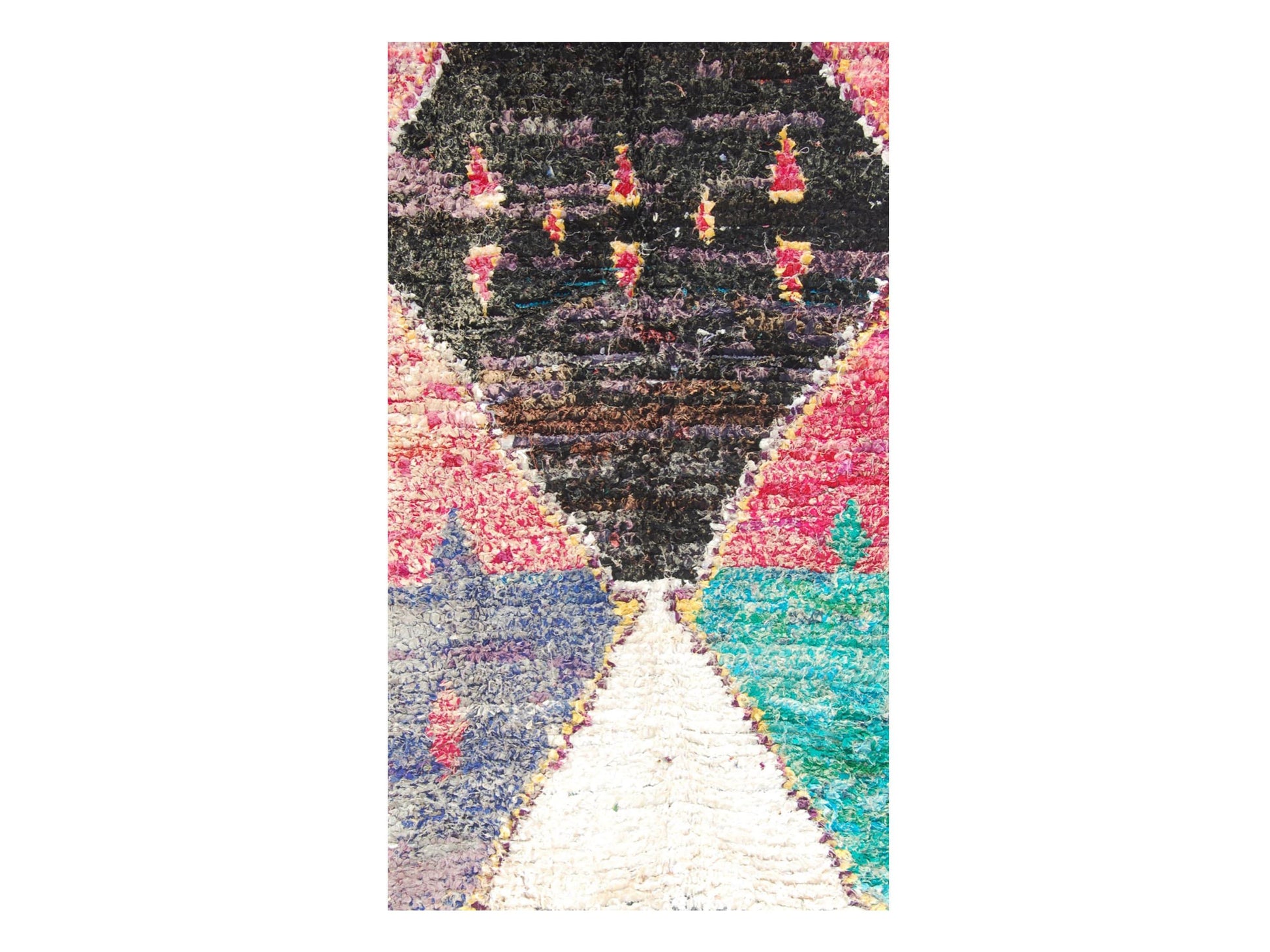 Vintage Moroccan Rug - Baragsen Morocco Collection Boucherouite Rugs Of Morocco
