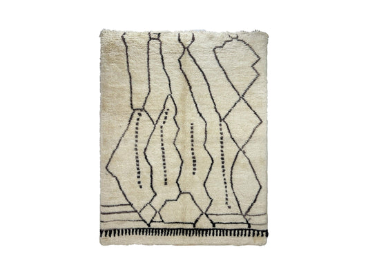 Vintage Moroccan Rug - Barda Morocco Collection Beni Ourain Rugs Of Morocco