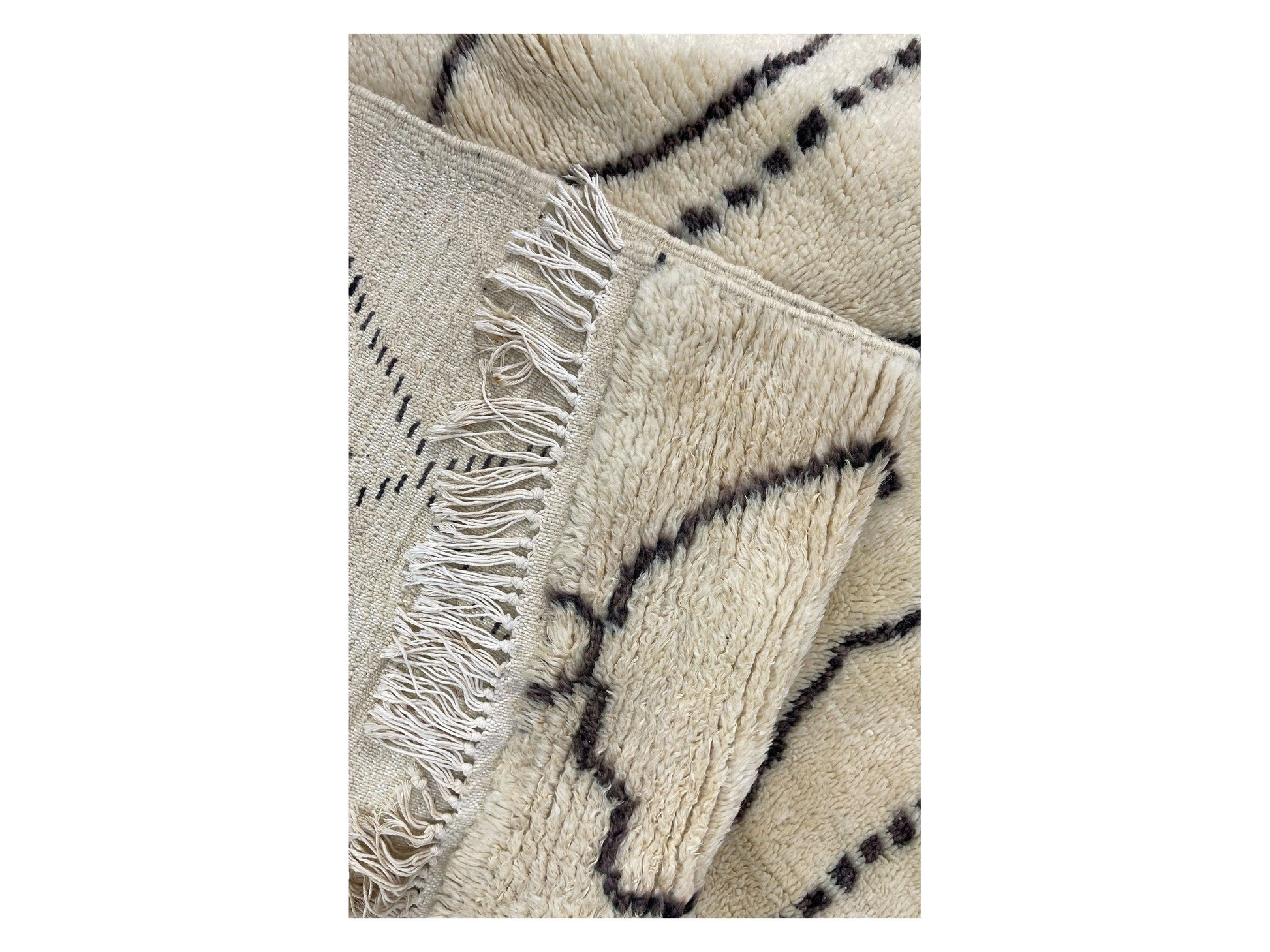 Vintage Moroccan Rug - Barda Morocco Collection Beni Ourain Rugs Of Morocco