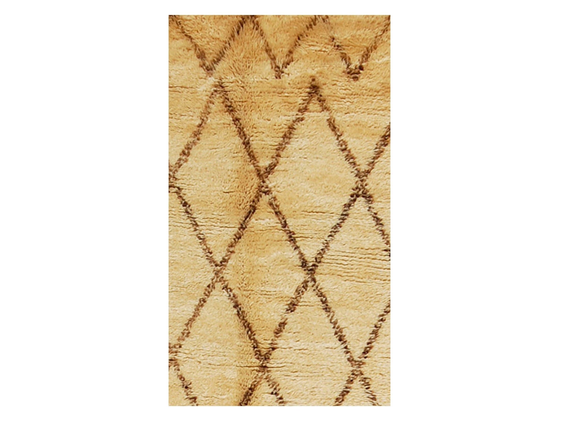 Vintage Moroccan Rug - Buchra Morocco Collection Beni Ourain Rugs Of Morocco