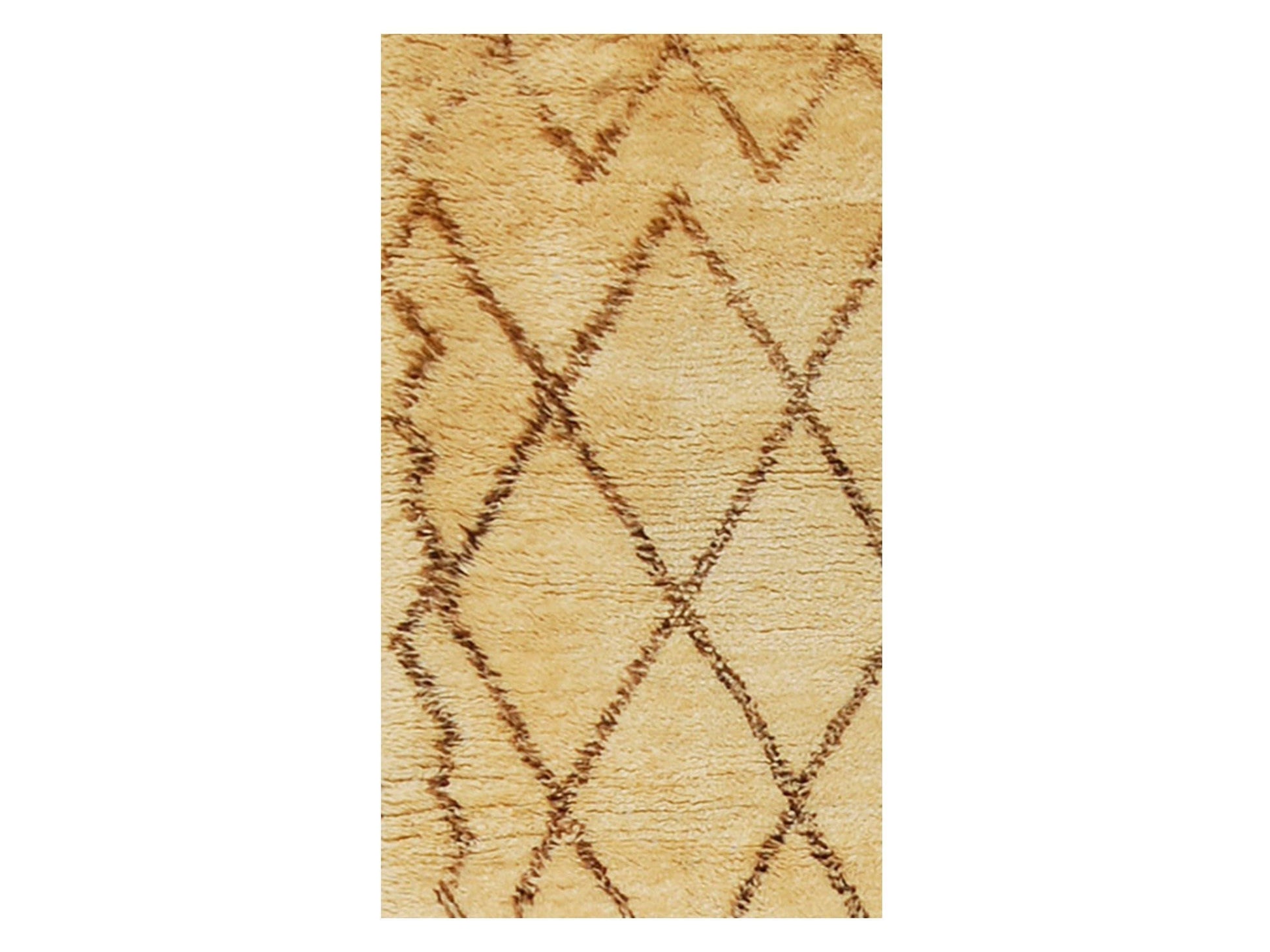 Vintage Moroccan Rug - Buchra Morocco Collection Beni Ourain Rugs Of Morocco