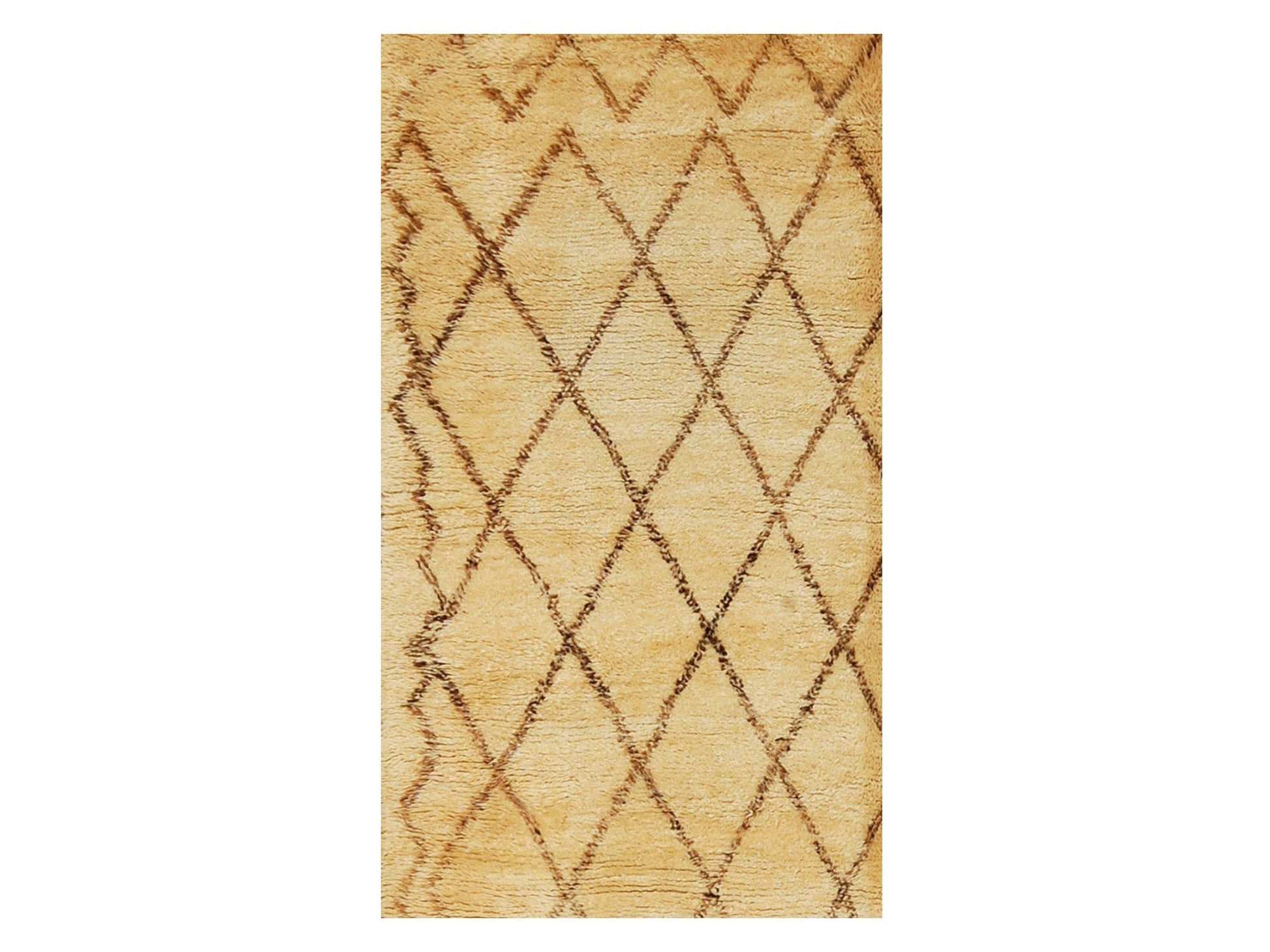 Vintage Moroccan Rug - Buchra Morocco Collection Beni Ourain Rugs Of Morocco