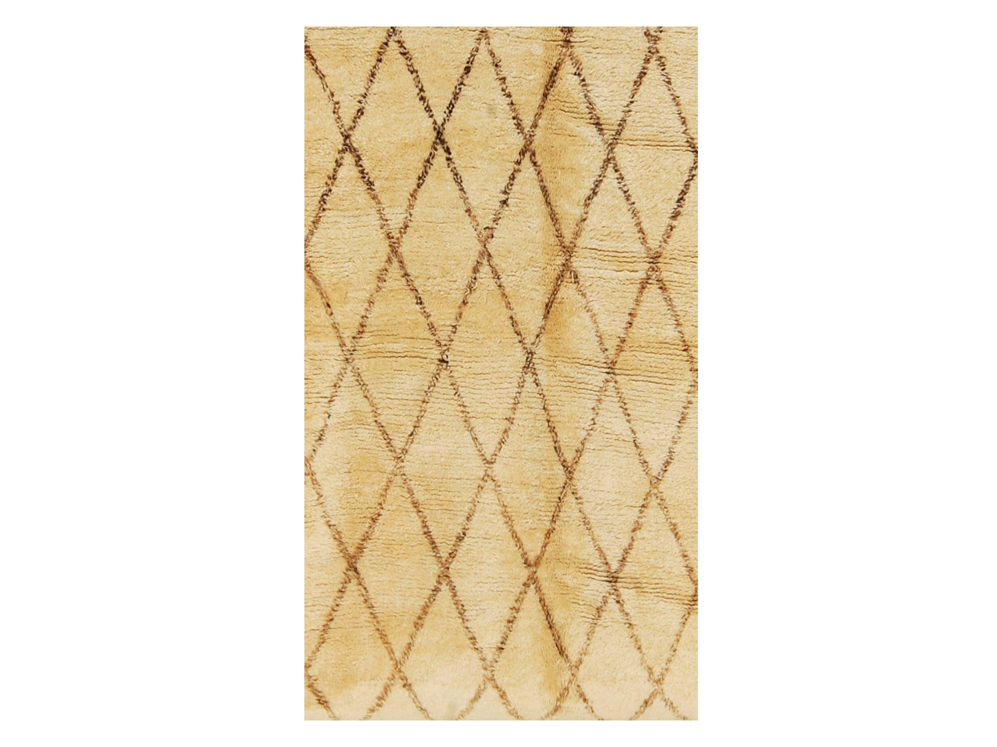 Vintage Moroccan Rug - Buchra Morocco Collection Beni Ourain Rugs Of Morocco