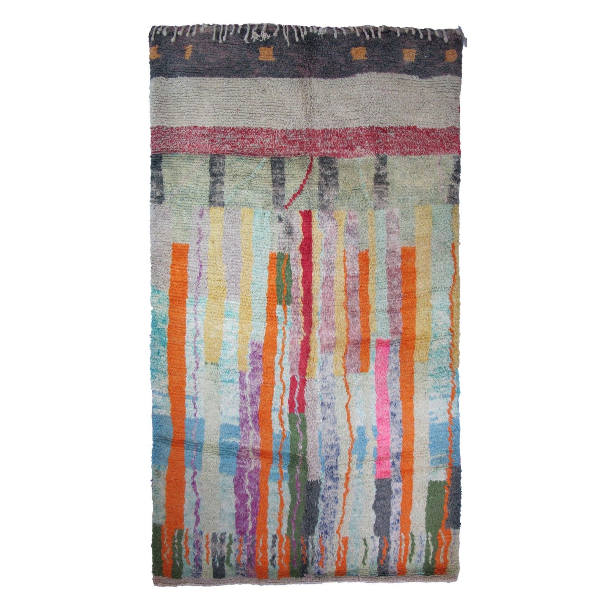Vintage Moroccan Rug - Buyan Morocco Collection Boujaad Rugs Of Morocco
