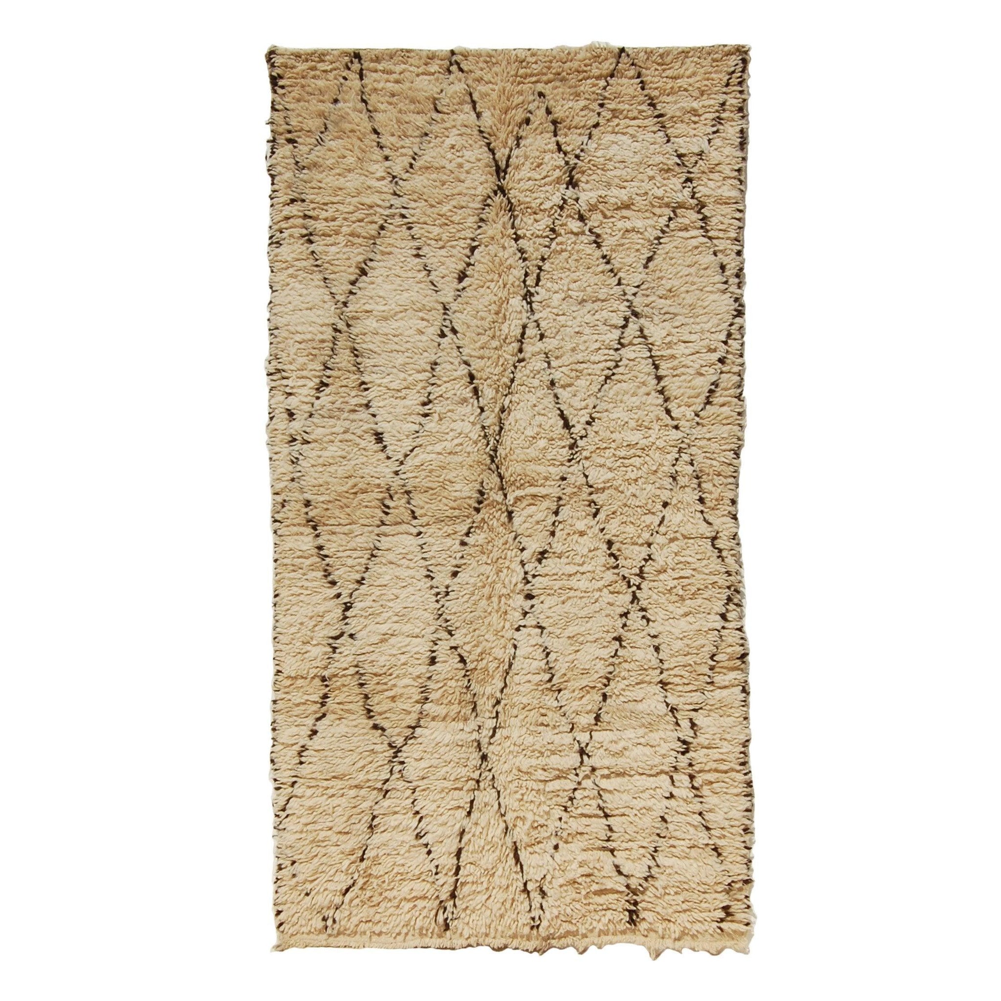 Vintage Moroccan Rug - Cheriha Morocco Collection Beni Ourain Rugs Of Morocco