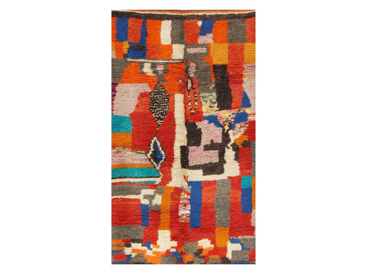 Vintage Moroccan Rug - Dousdasa Morocco Collection Boujaad Rugs Of Morocco