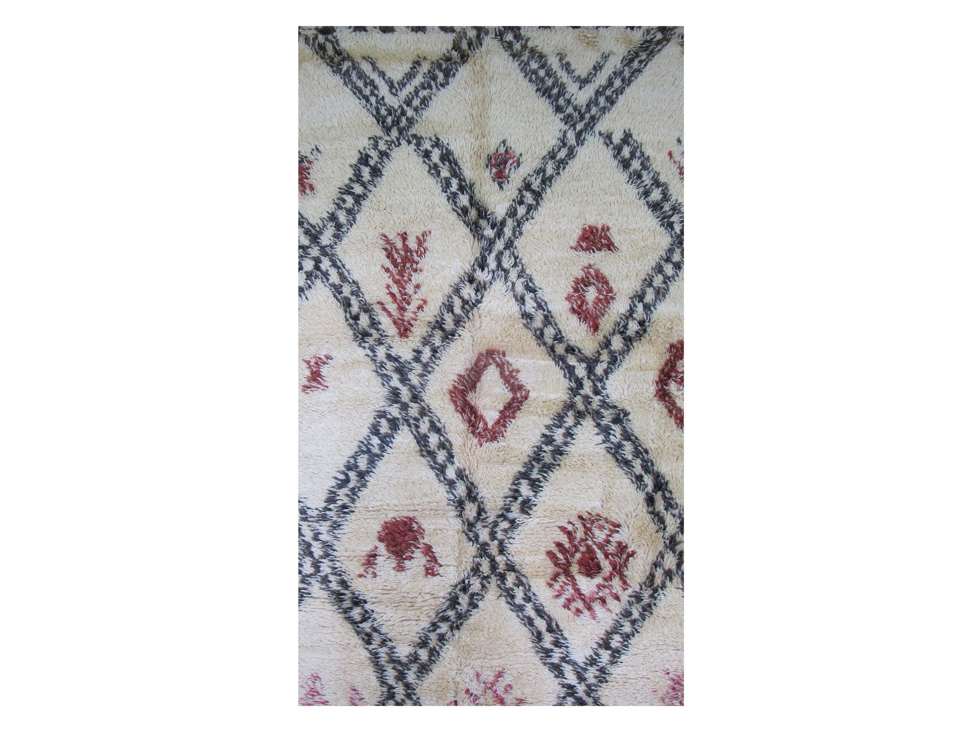 Vintage Moroccan Rug - Echoes Morocco Collection Beni Ourain Rugs Of Morocco