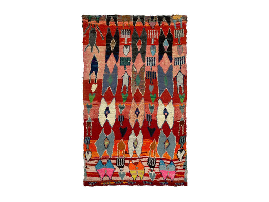 Vintage Moroccan Rug - Eclipse Morocco Collection Boucherouite Rugs Of Morocco