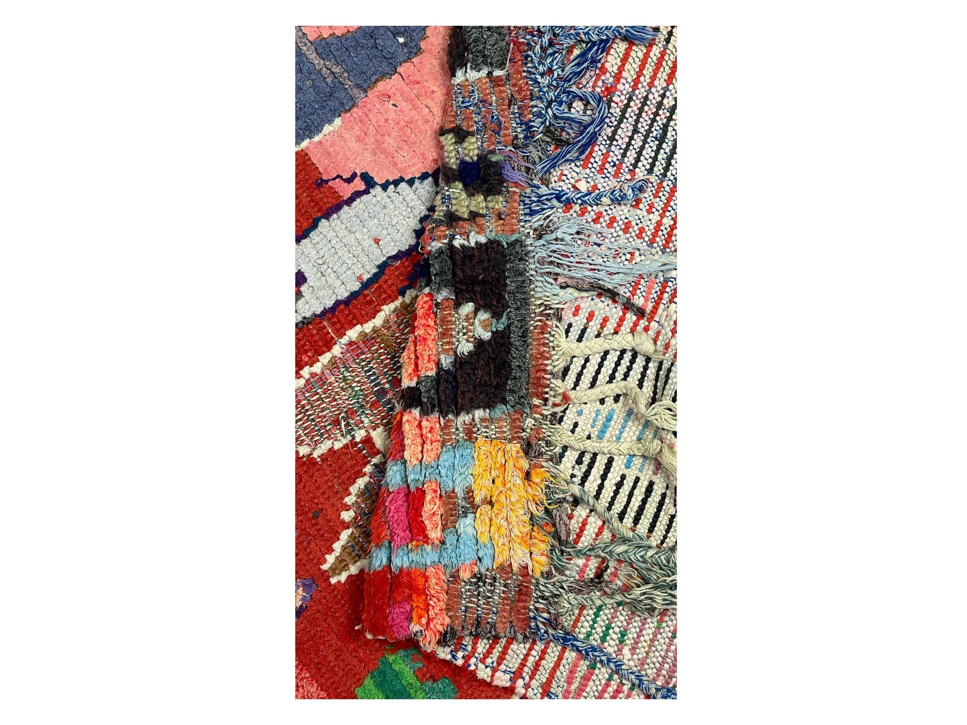 Vintage Moroccan Rug - Eclipse Morocco Collection Boucherouite Rugs Of Morocco