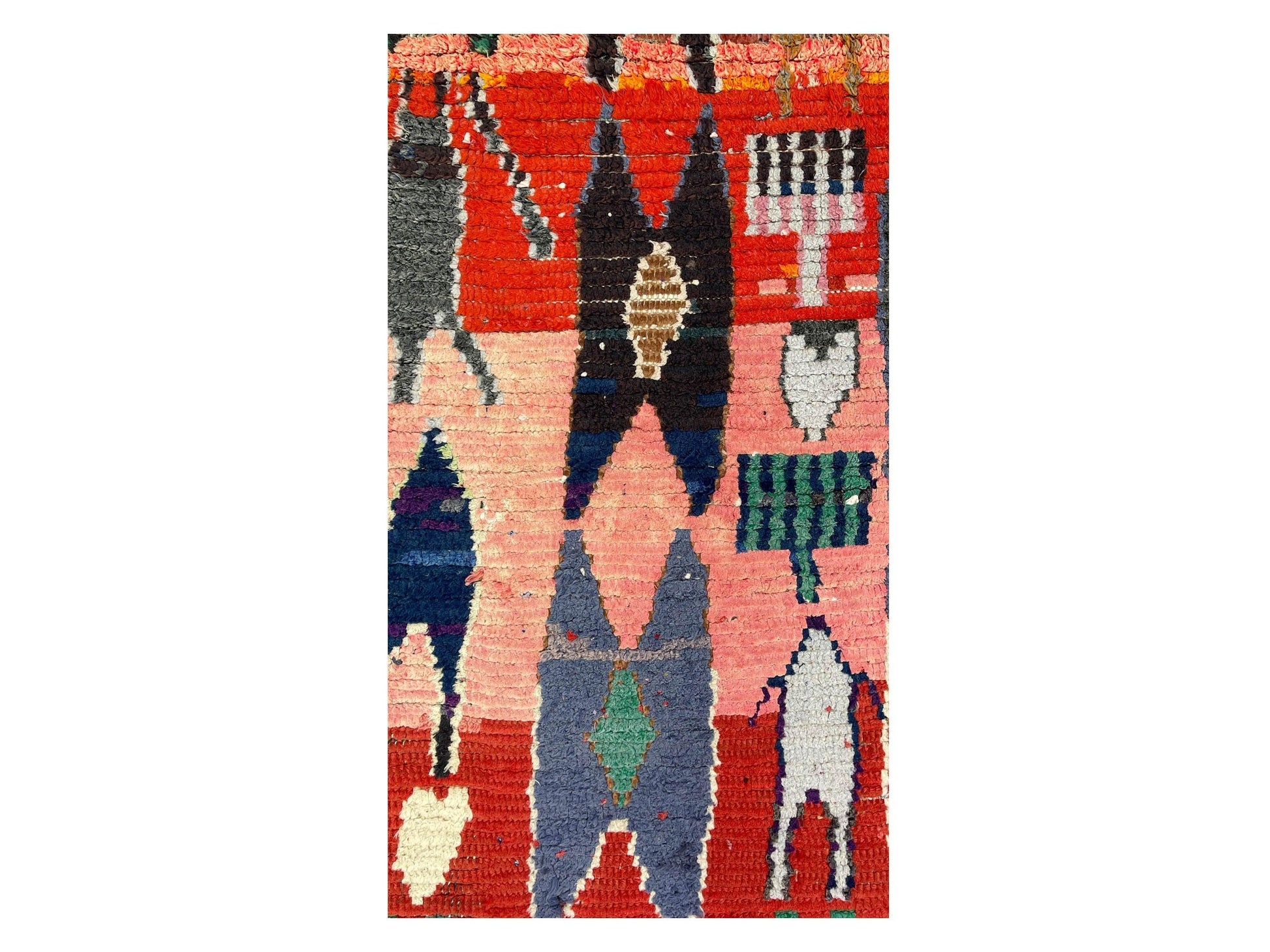Vintage Moroccan Rug - Eclipse Morocco Collection Boucherouite Rugs Of Morocco