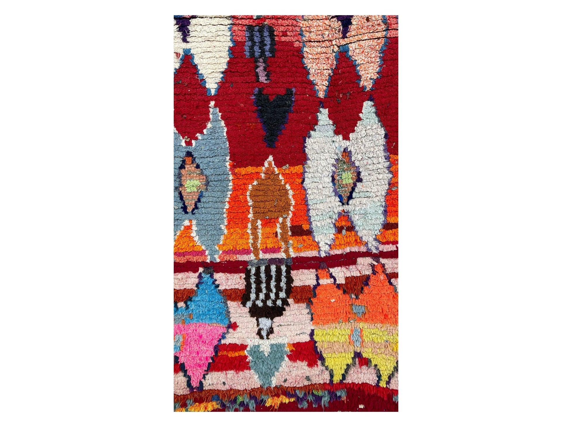 Vintage Moroccan Rug - Eclipse Morocco Collection Boucherouite Rugs Of Morocco