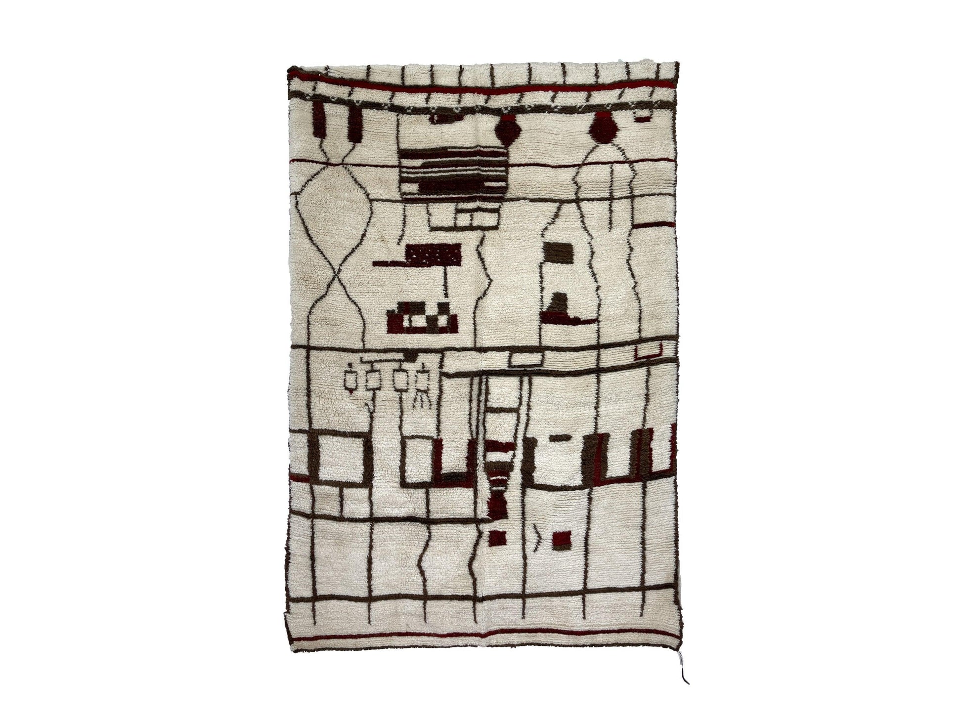 Vintage Moroccan Rug - Elkaissa Morocco Collection Azilal Rugs Of Morocco