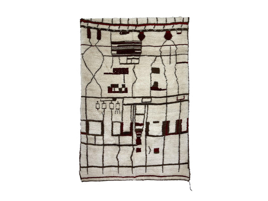 Vintage Moroccan Rug - Elkaissa Morocco Collection Azilal Rugs Of Morocco