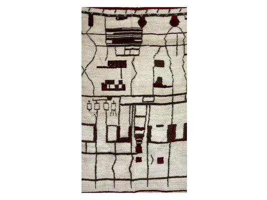 Vintage Moroccan Rug - Elkaissa Morocco Collection Azilal Rugs Of Morocco