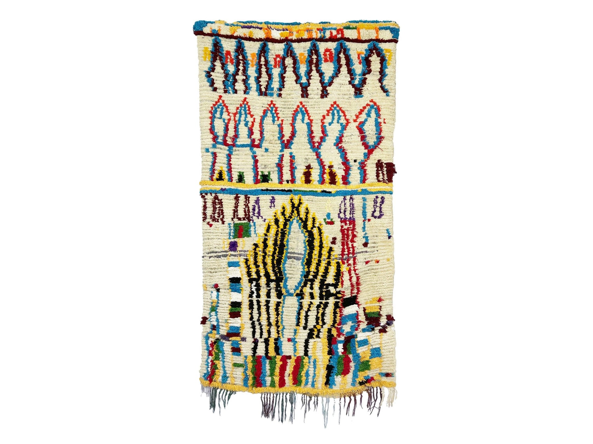Vintage Moroccan Rug - Fask Morocco Collection Boujaad Rugs Of Morocco