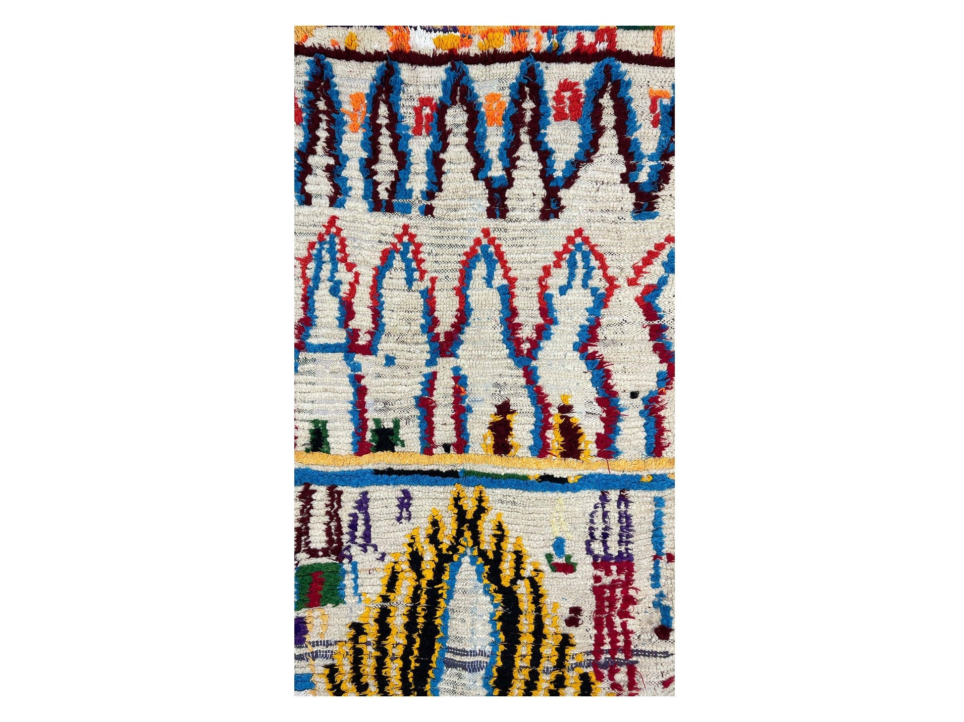 Vintage Moroccan Rug - Fask Morocco Collection Boujaad Rugs Of Morocco