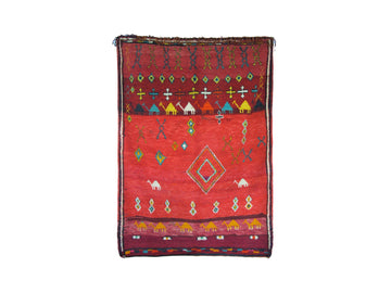 Vintage Moroccan Rug - Ghanim Morocco Collection Boujaad Rugs Of Morocco