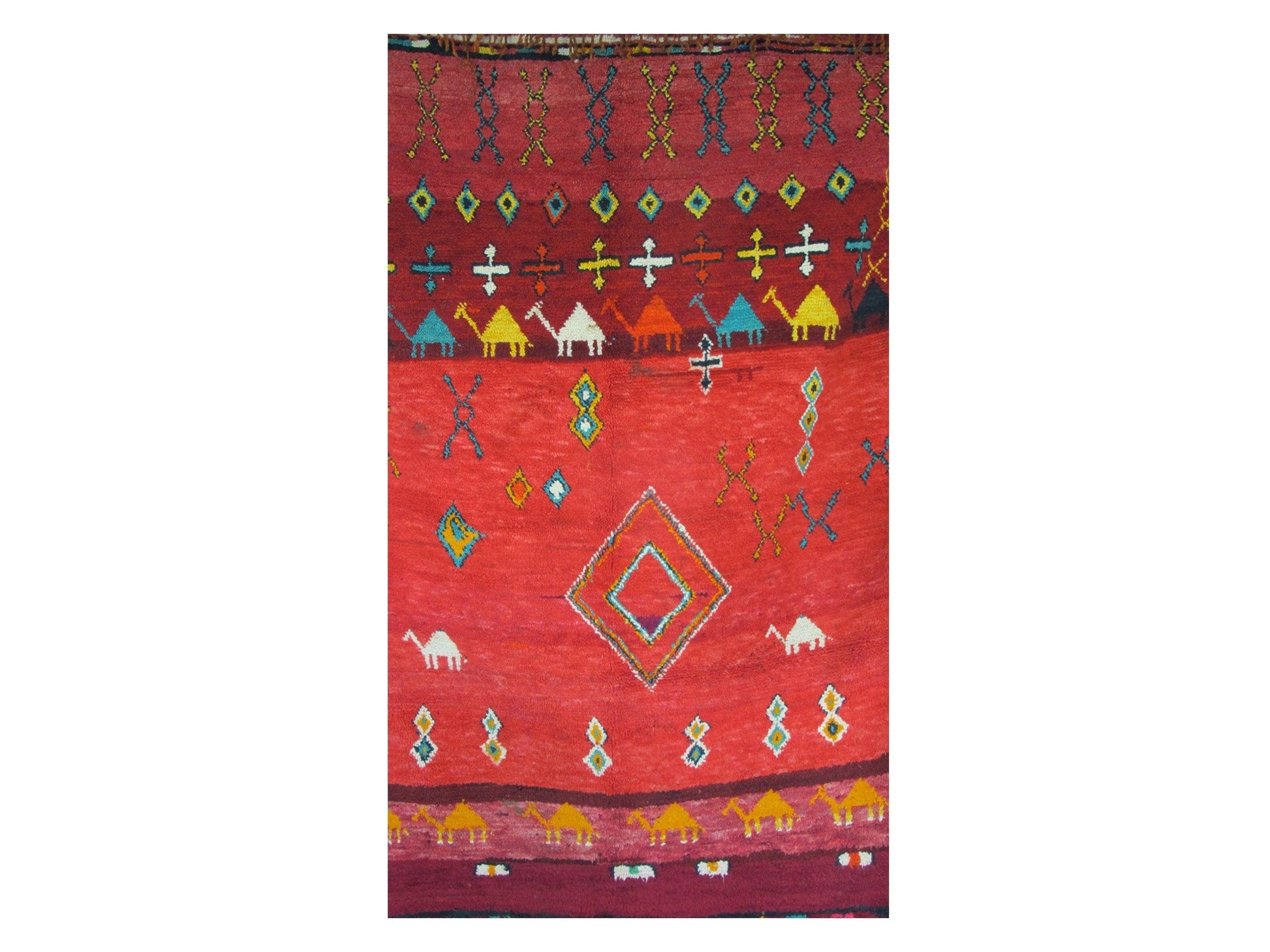 Vintage Moroccan Rug - Ghanim Morocco Collection Boujaad Rugs Of Morocco