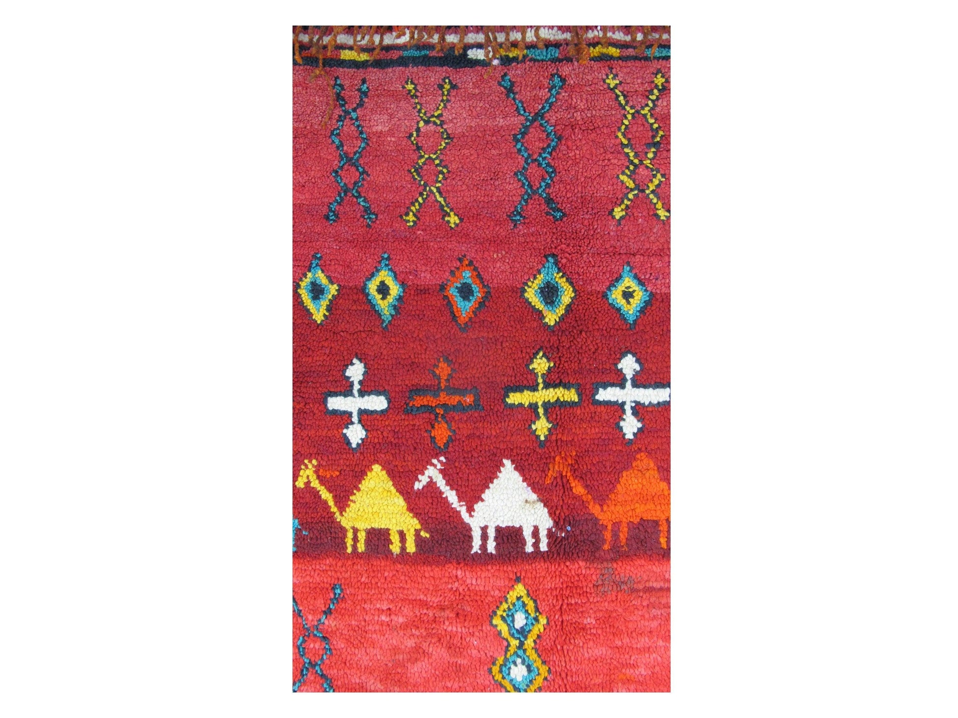 Vintage Moroccan Rug - Ghanim Morocco Collection Boujaad Rugs Of Morocco