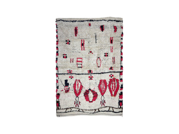 Vintage Moroccan Rug - Hajia Morocco Collection Azilal Rugs Of Morocco