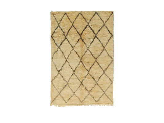Vintage Moroccan Rug - Houdoue Morocco Collection Beni Ourain Rugs Of Morocco