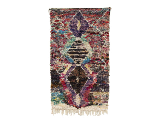 Vintage Moroccan Rug - Idder Morocco Collection Boucherouite Rugs Of Morocco