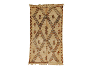Vintage Moroccan Rug - Iken Morocco Collection Beni Ourain Rugs Of Morocco
