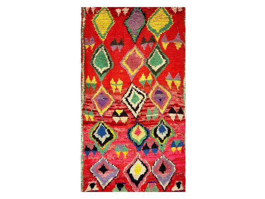 Vintage Moroccan Rug - Imiter Morocco Collection Boujaad Rugs Of Morocco