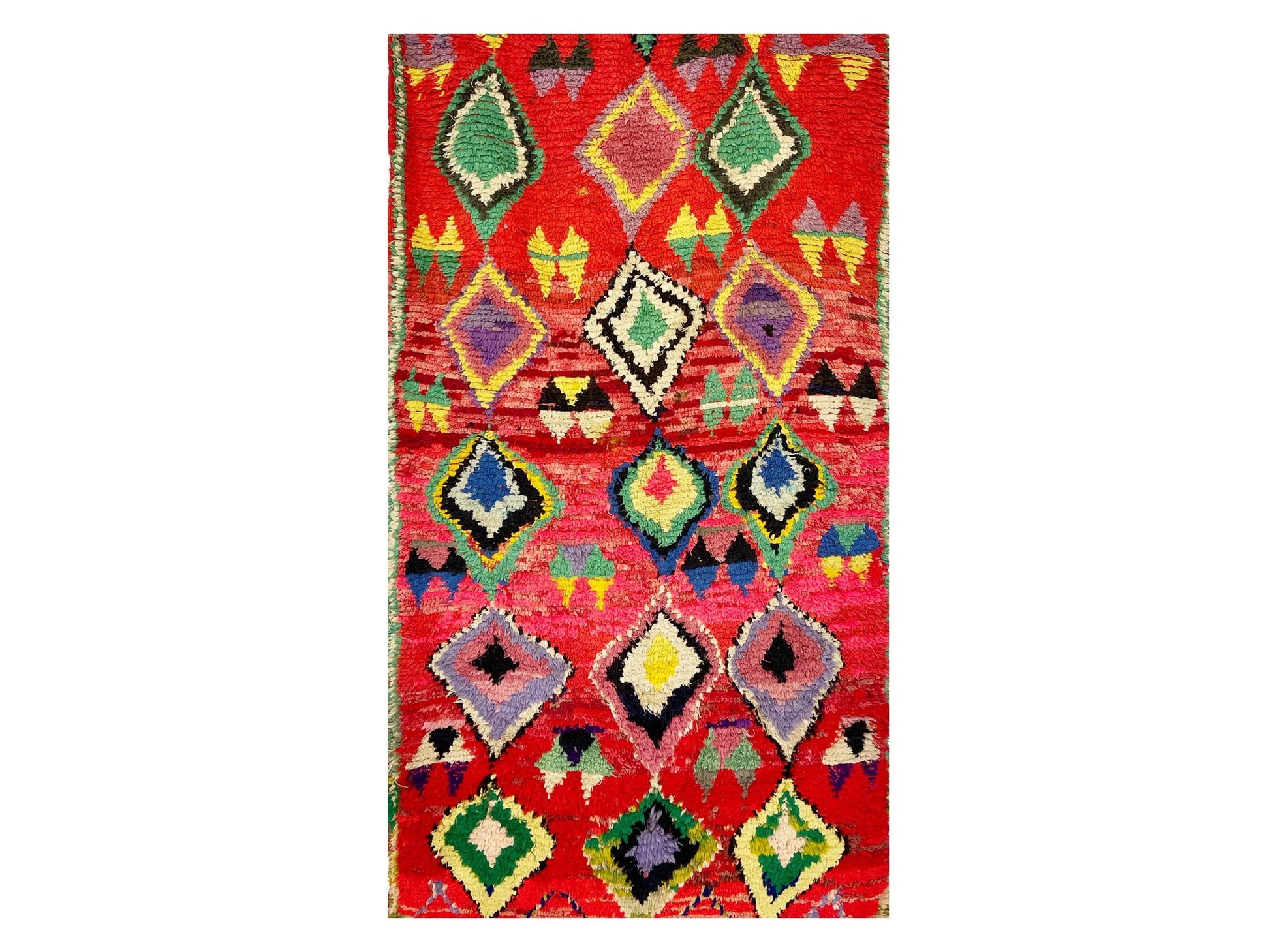 Vintage Moroccan Rug - Imiter Morocco Collection Boujaad Rugs Of Morocco