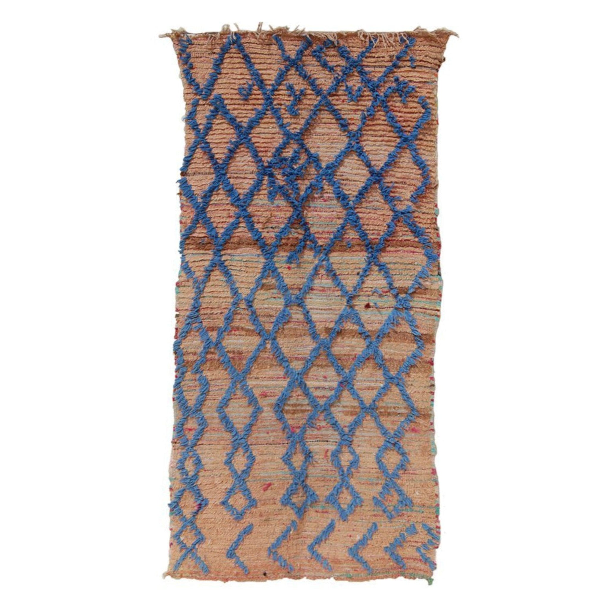 Vintage Moroccan Rug - Imitter Morocco Collection Azilal Rugs Of Morocco