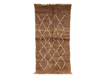 Vintage Moroccan Rug - Ito Morocco Collection Beni Ourain Rugs Of Morocco