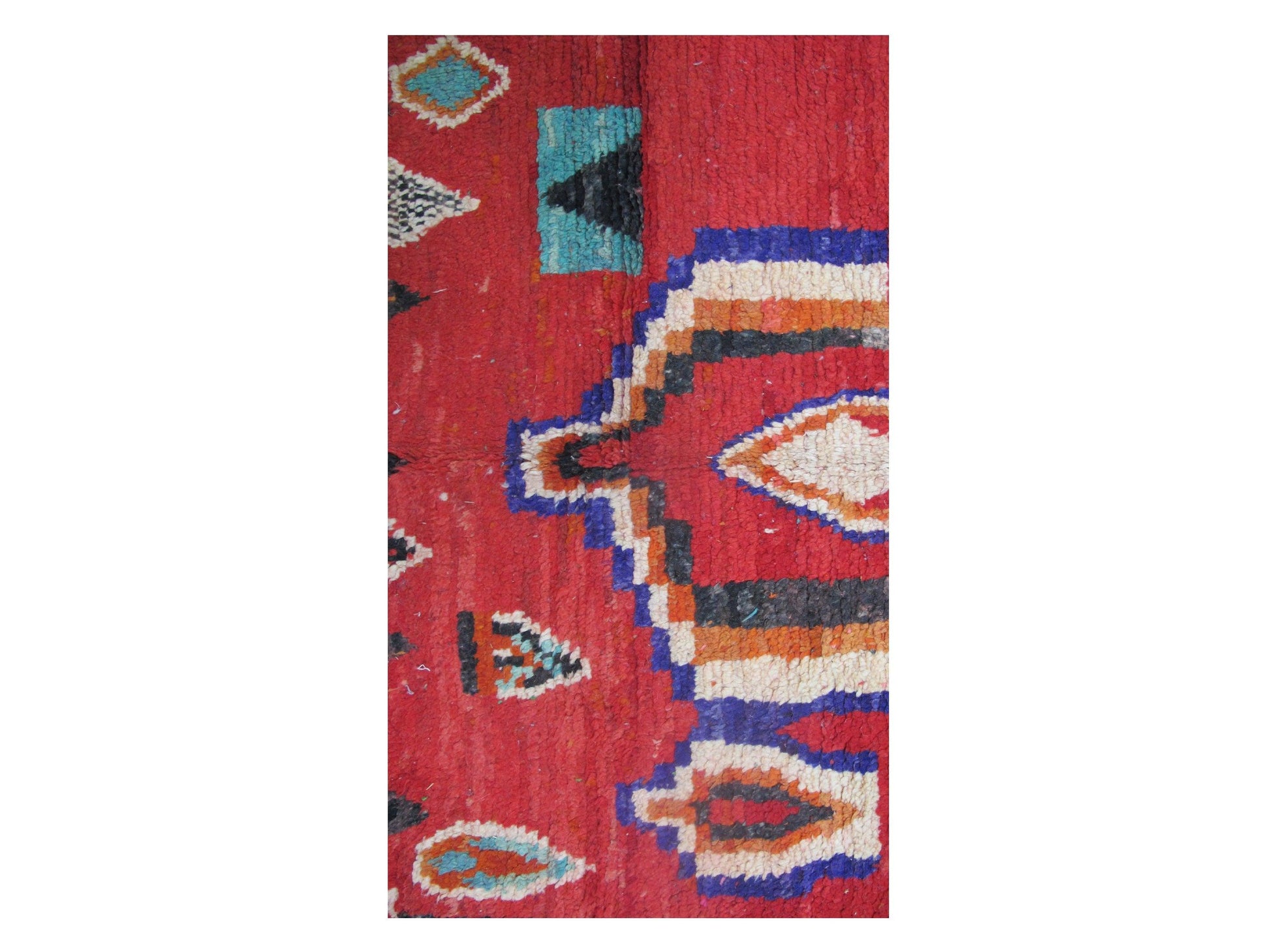 Vintage Moroccan Rug - Izebboudjen Morocco Collection Boujaad Rugs Of Morocco