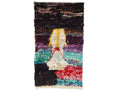 Vintage Moroccan Rug - Izenrasen Morocco Collection Boucherouite Rugs Of Morocco
