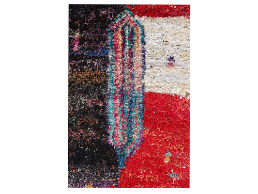 Vintage Moroccan Rug - Izil Morocco Collection Boucherouite Rugs Of Morocco