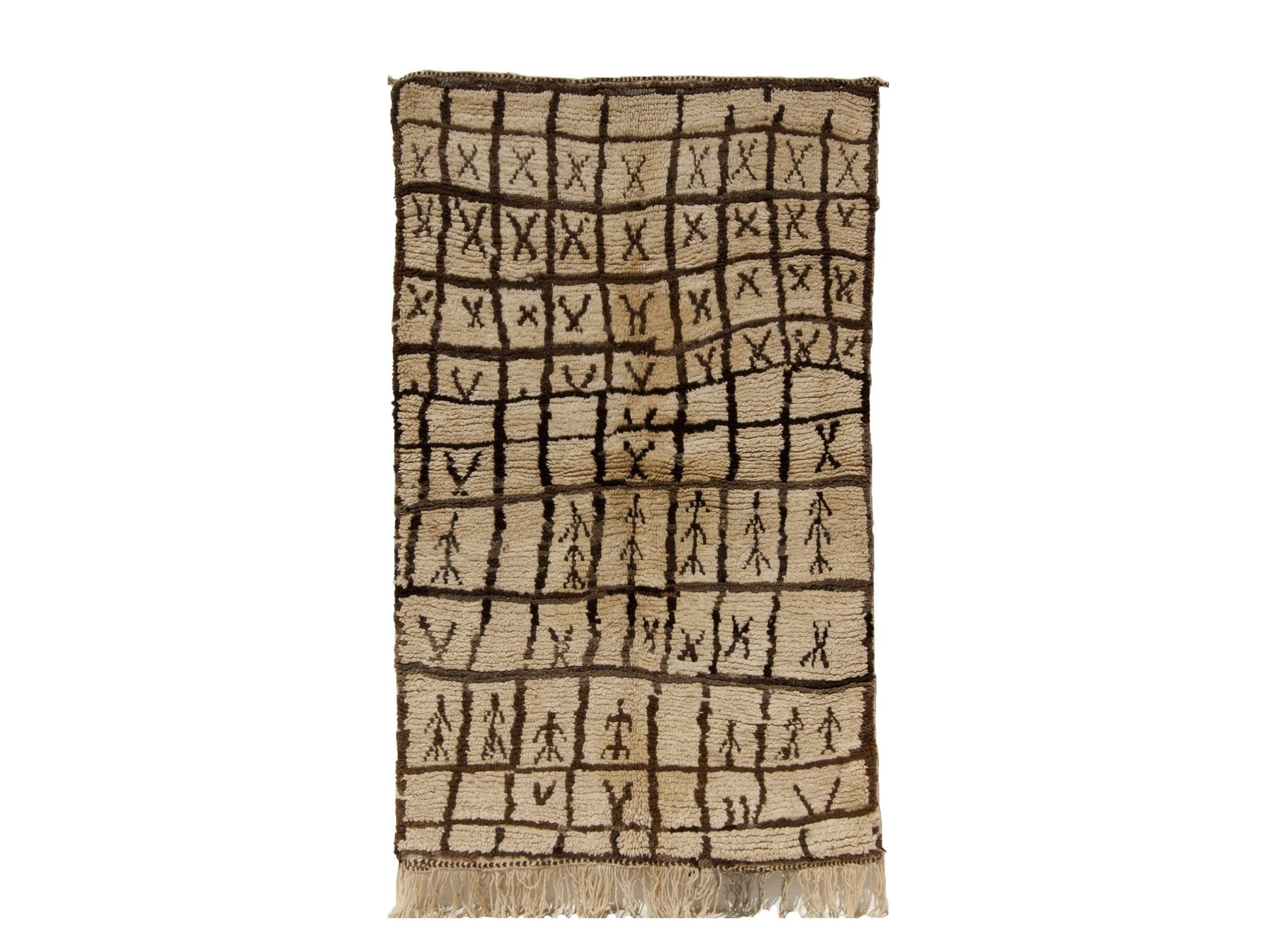 Vintage Moroccan Rug - Jawahir Morocco Collection Azilal Rugs Of Morocco