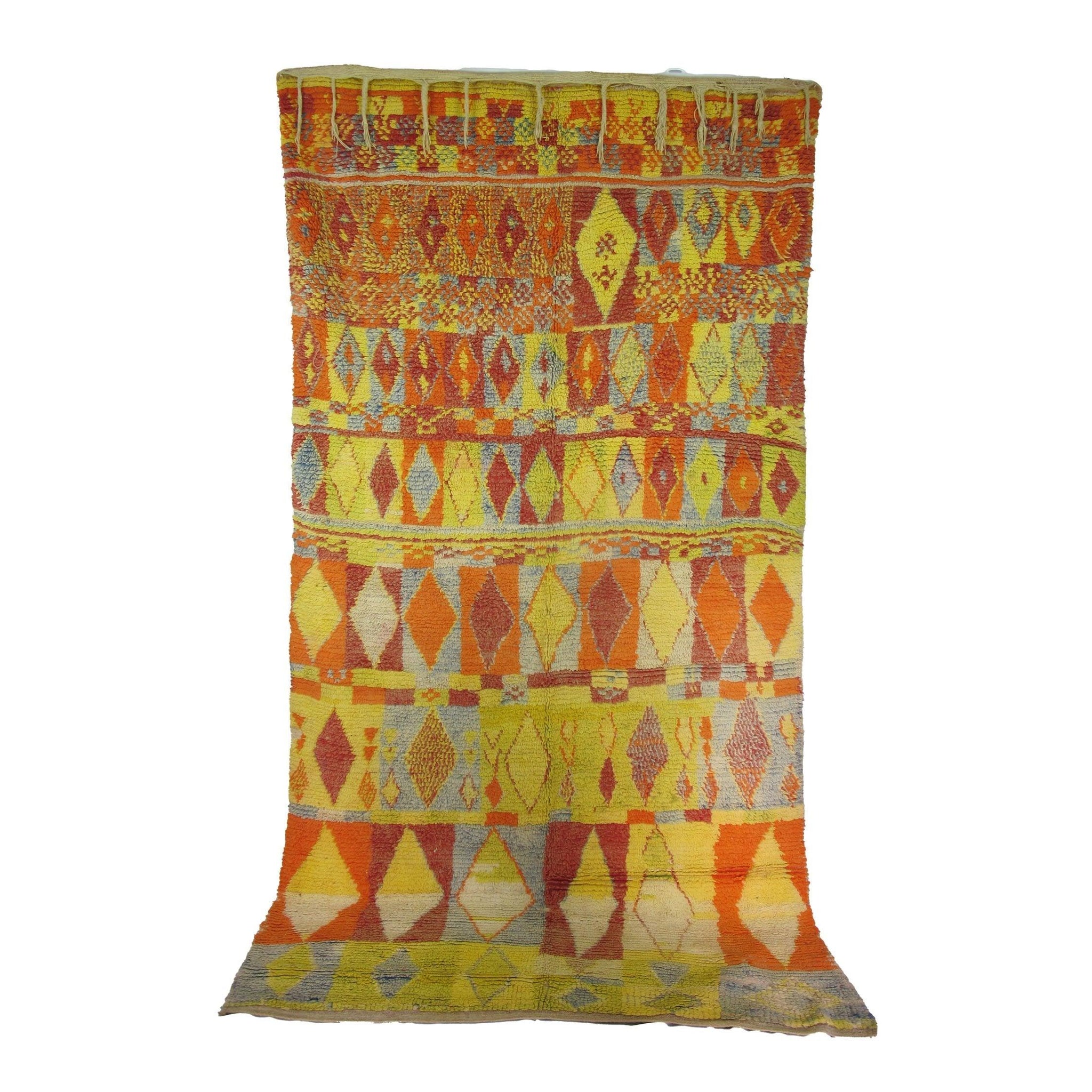 Vintage Moroccan Rug - Jidji Morocco Collection Azilal Rugs Of Morocco
