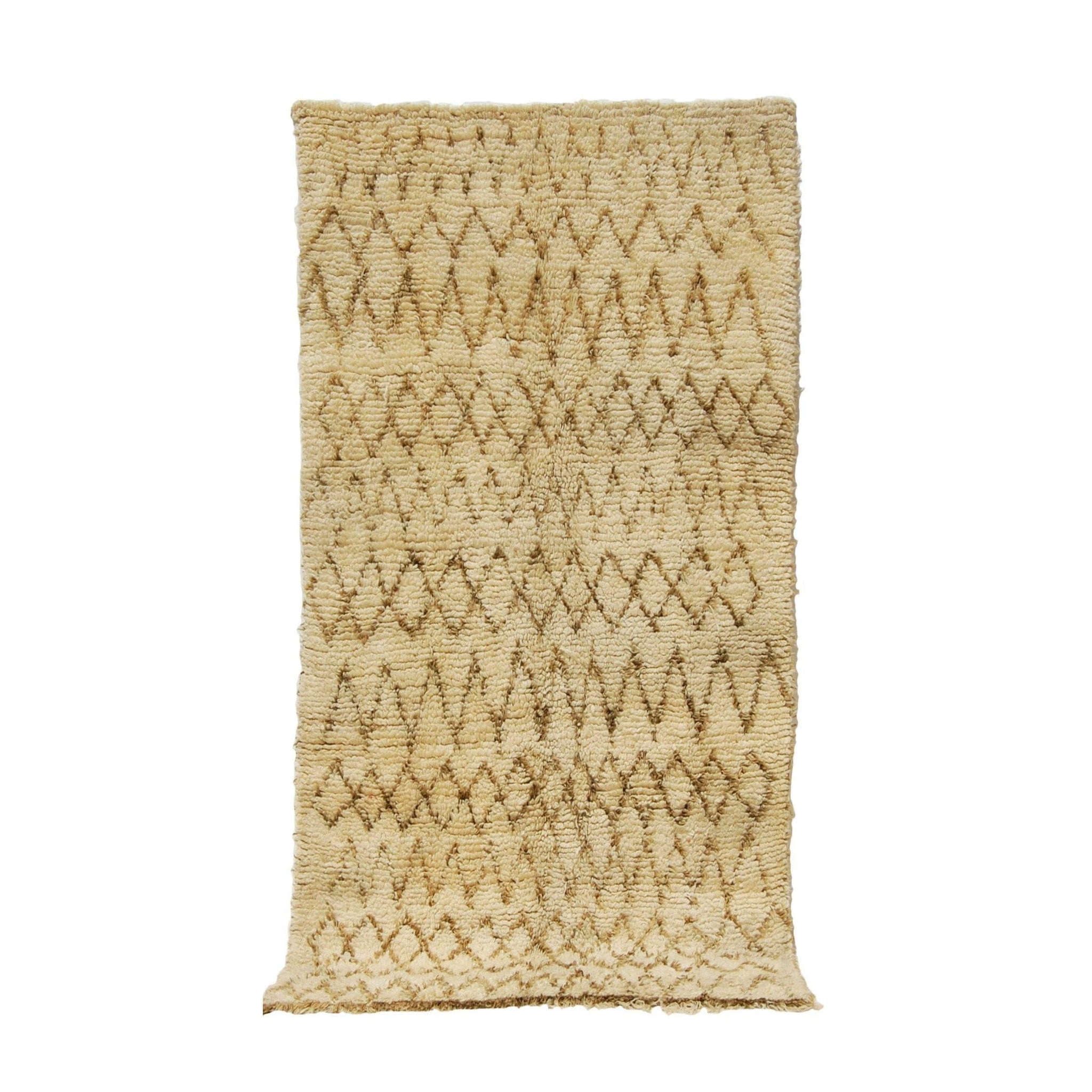 Vintage Moroccan Rug - Kheet Morocco Collection Beni Ourain Rugs Of Morocco