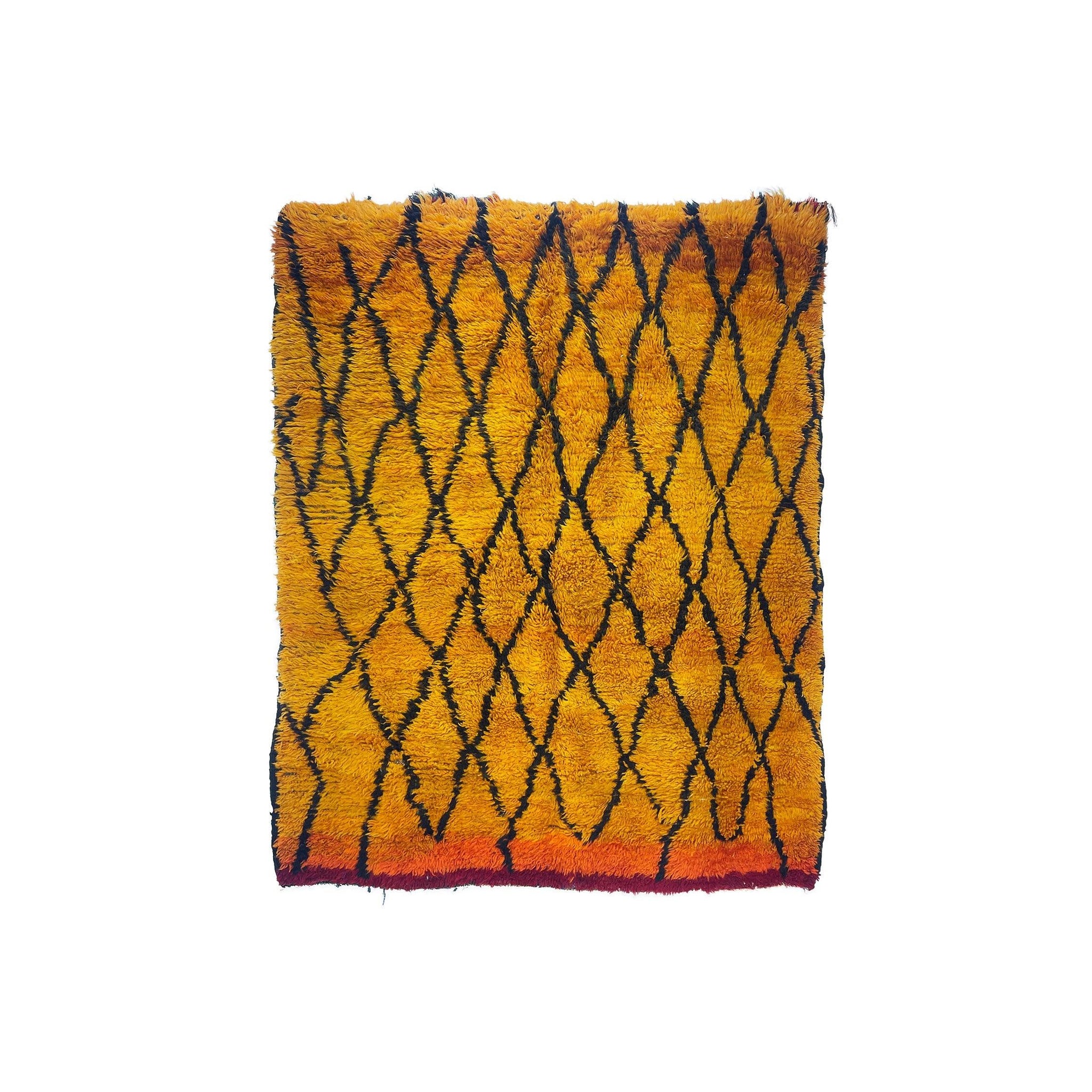 Vintage Moroccan Rug - Leila Morocco Collection Beni Ourain Rugs Of Morocco