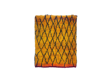 Vintage Moroccan Rug - Leila Morocco Collection Beni Ourain Rugs Of Morocco