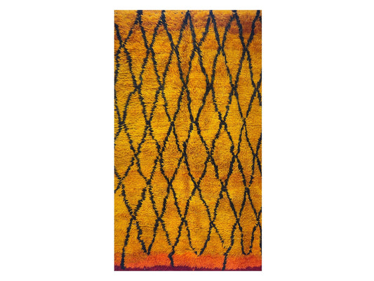 Vintage Moroccan Rug - Leila Morocco Collection Beni Ourain Rugs Of Morocco