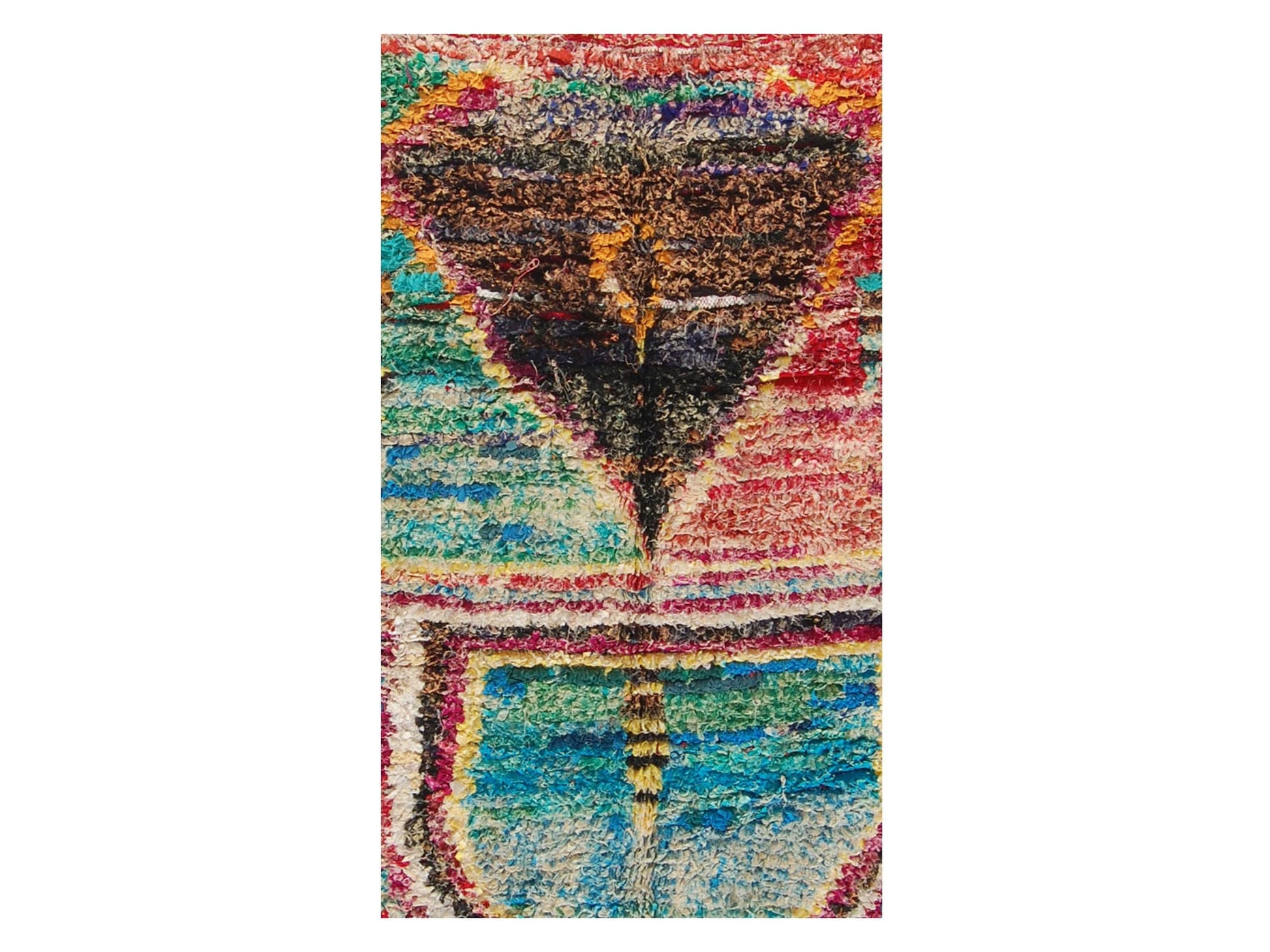 Vintage Moroccan Rug - Liyasmina Morocco Collection Boucherouite Rugs Of Morocco