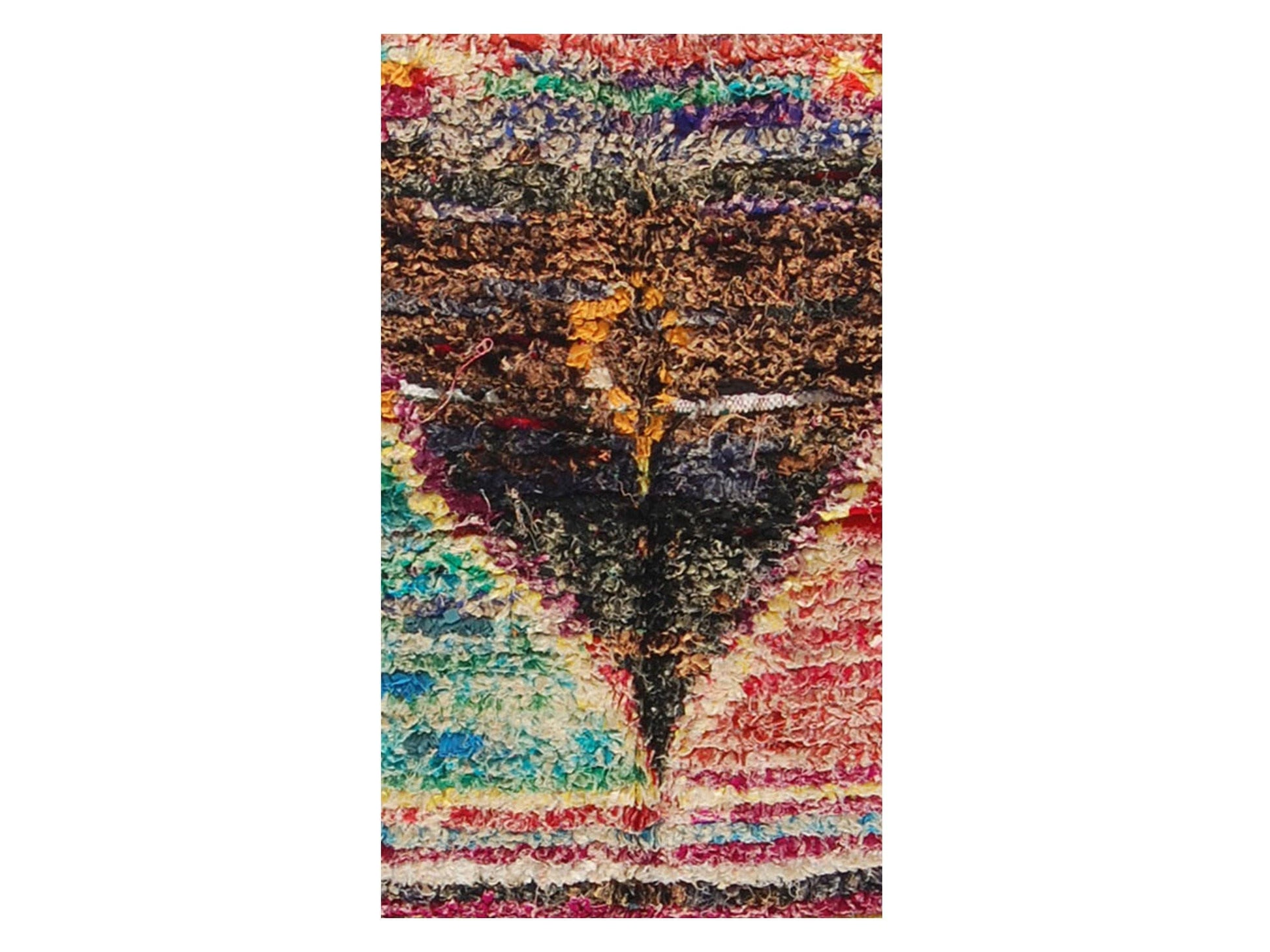 Vintage Moroccan Rug - Liyasmina Morocco Collection Boucherouite Rugs Of Morocco